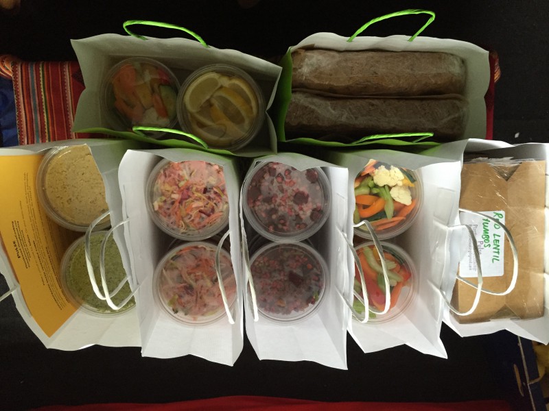 Lunch ready for delivery for one of our regular clients.